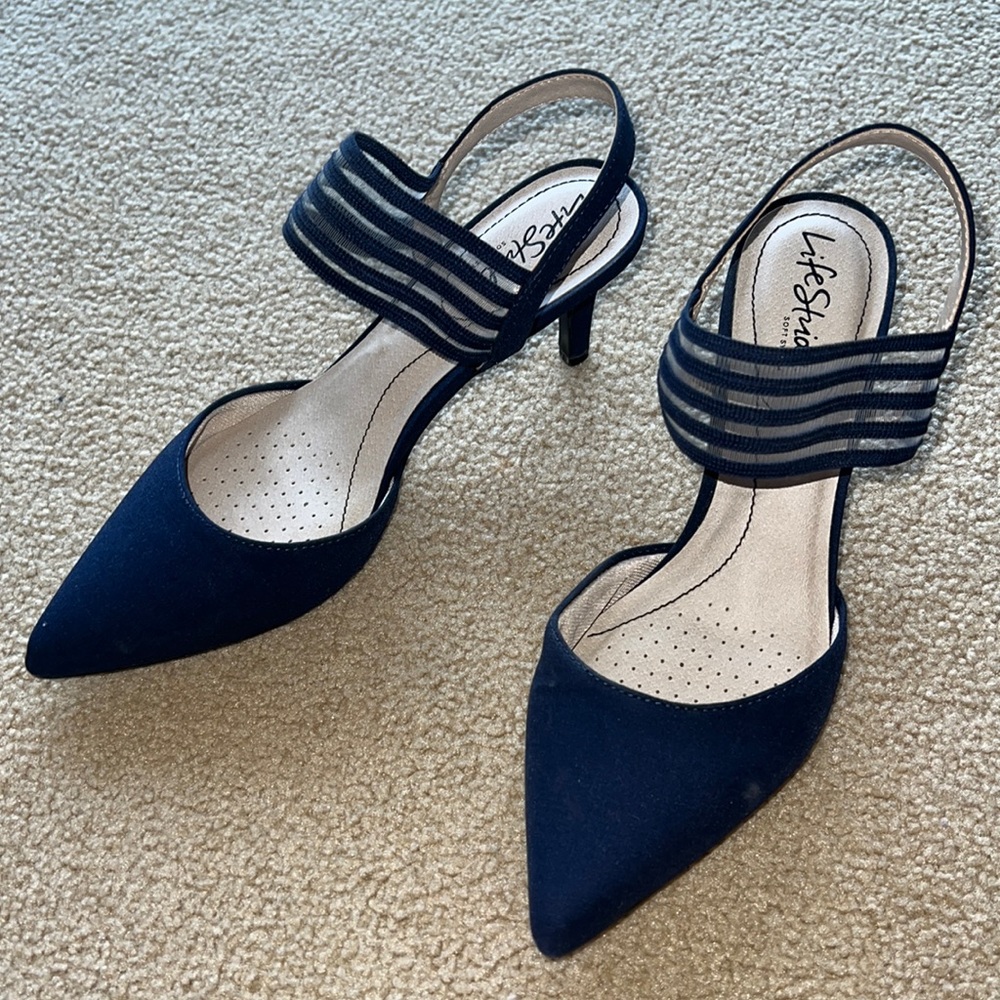 Navy Blue Heels